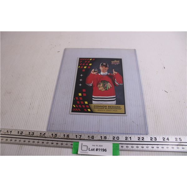 2024 Upper Deck Connor Bedard Draft Day Jumbo Insert -7 x 5