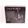 Image 2 : Wine Bottle opening Set w/ Mini Flask - New