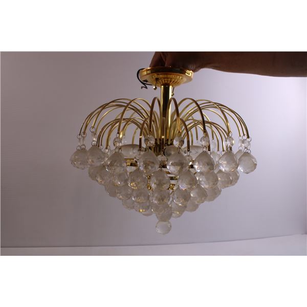 Chandelier w/ Plastic Crystals