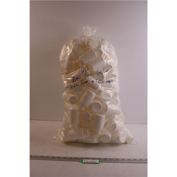 (100) Never Used Pill Bottles