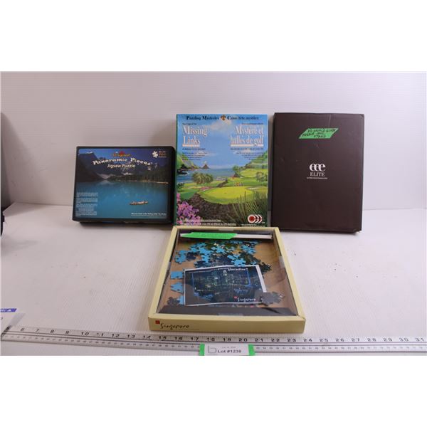 (4) Challenging Puzzles - 3D Globe Puzzle - Singapore