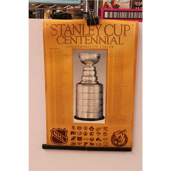 Stanley Cup Centennial 1893-1993 Poster