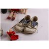 Image 4 : (3) Vintage Dolls (Consignor Says 1930's) + Vintage Baby or Doll Shoes