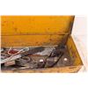 Image 3 : Yellow Metal Tool Box w/Contents - 16" Long