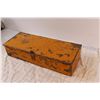 Image 4 : Yellow Metal Tool Box w/Contents - 16" Long