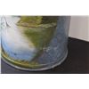 Image 2 : Metal Milk Jug w/Hand painting - 16" x 8"