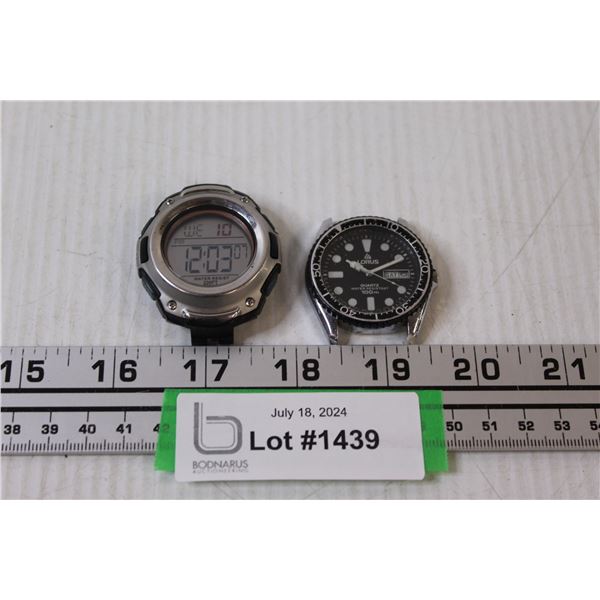 (2) Watches (No Bands, as is)