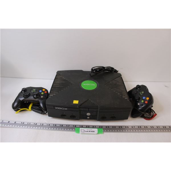 X-Box System & (2) Controllers, Untested, as is