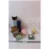 Image 1 : Party Lite Candles & Candle Holders Lot & Avon Bath Scrubber