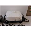 Image 3 : (2) Frying Pans, Electric Frying Pan, (5) Kitchen Knives, Pot Holders, Silverware (Assorted)