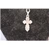 Image 3 : Sterling Silver Celtic Cross Style Necklace