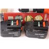 Image 2 : Black & Decker Fire Storm Drill w/(2) Batteries (No Charger) As Is