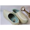 Image 2 : Dutch Wooden Shoes, Brass Plant Pot, Decorative Watering Can
