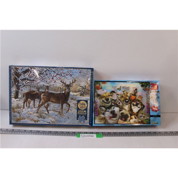 (2) Puzzle: 3d Pets & Deer