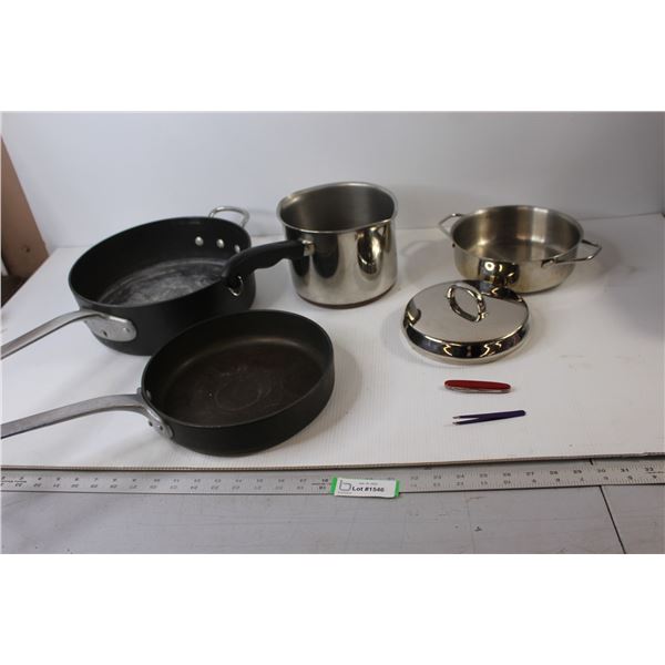 Pots & Pans, Pocket Knife, Tweezers