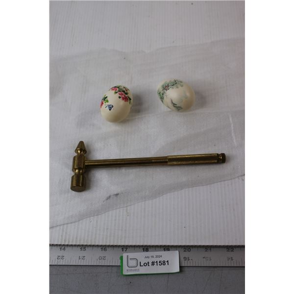 Decorative Eggs, Jewellers Hammer
