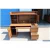 Image 2 : **2 Pcs office Desk with Keys - As Is, 59 3/4"x23 3/4"x56"H