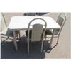Image 2 : **5 Pcs Dining Table and Chairs - 47"Lx29 3/4Wx29 3/4"H, Without Leif - 35"L