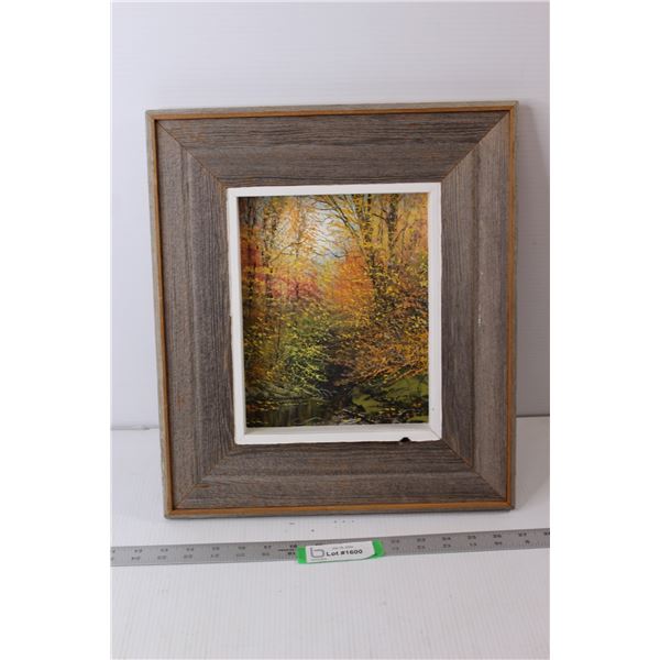Fall Wall Hanging Picture - 14 1/4" x 16 1/4"