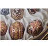 Image 3 : Ukranian Pysanky Eggs in Wall Hanging Case - 11 3/4" Diameter