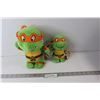 Image 1 : (2) TMNT Michelangelo TY Beanie Stuffed Toys