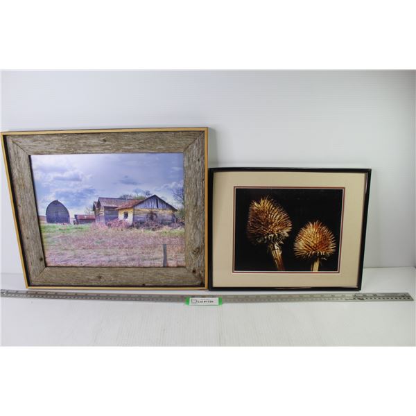 (2) Framed Photographs (18" x 15" - 14 1/2" x 11 1/2")