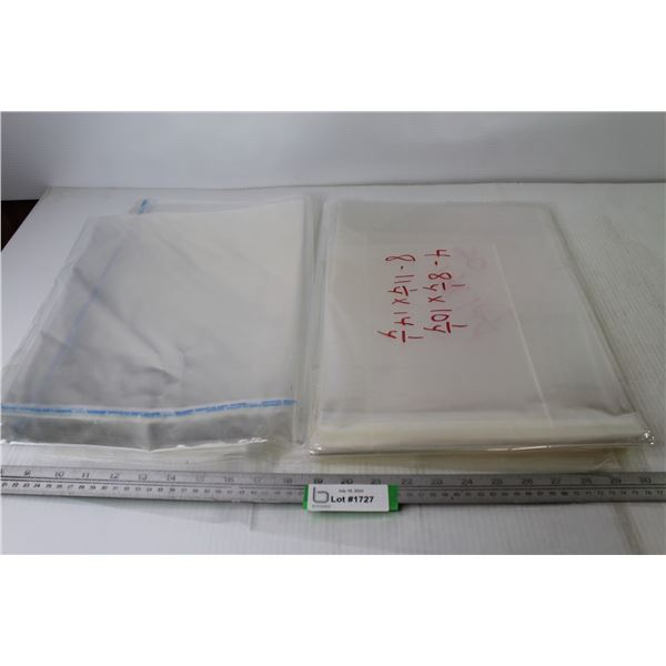 Plastic Sleeves Photograph Quality - Various Sizes