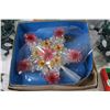 Image 2 : (6) Sets of Christmas Lights - Star Tree Topper (untested - extra bulbs)