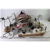 Image 1 : Assorted House Wire - Assorted Electrical Items - Extendable Lamp