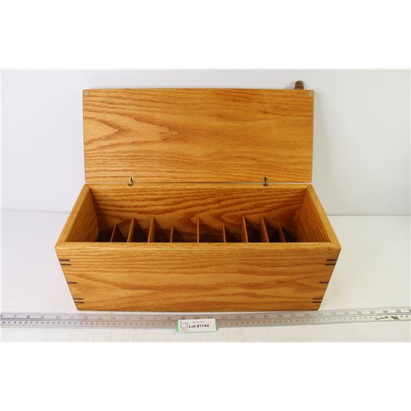 Wooden Box w/Dividers