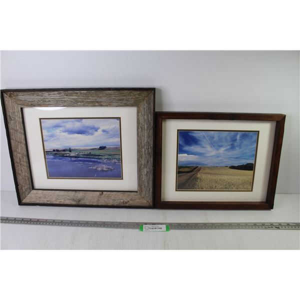 (2) Framed Photographs (18" x 15" - 15" x 12")