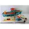 Image 1 : Fisher Price Airport w/Airplane & Helicopter