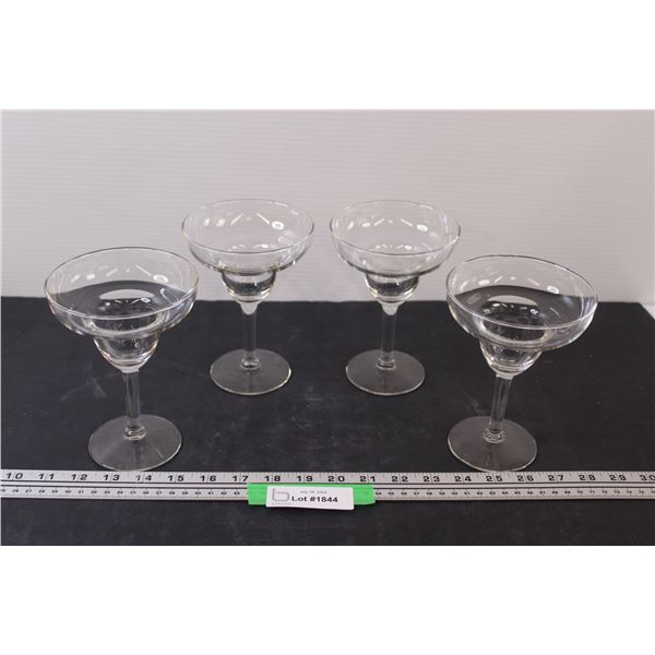 (4) Margarita Glasses Set