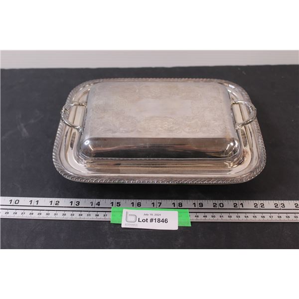 Silver Plate Vegetable Server