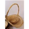 Image 4 : (5) Wicker Baskets - Various Sizes