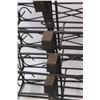 Image 4 : (4) Wrought Iron Planter Holders - 30" x 8" x 6"