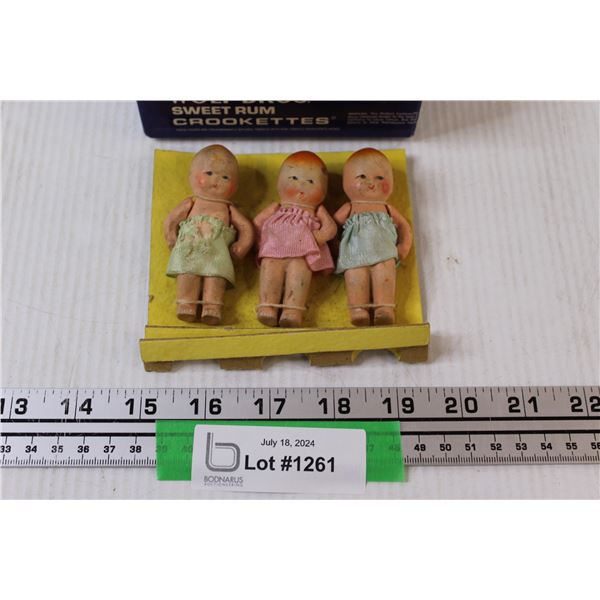 Antique Triplet Dolls