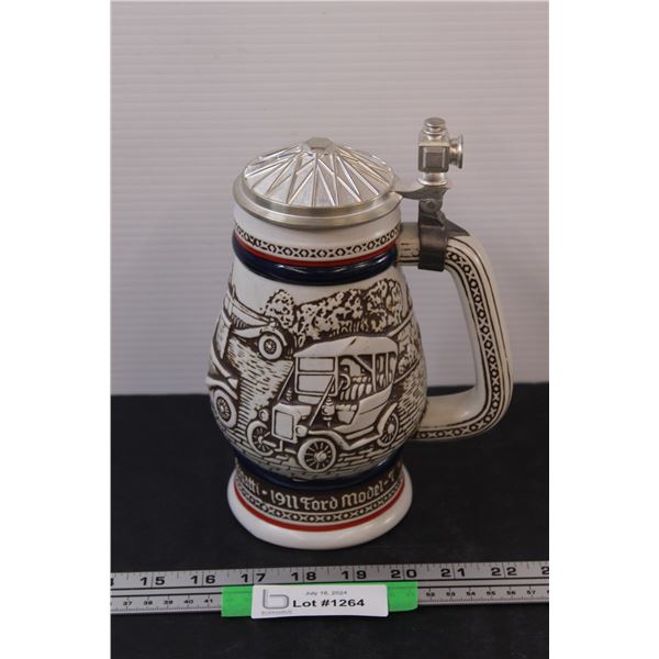 Avon Beer Stein 1980 Classic Car Edition - 8.5" Tall