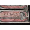 Image 3 : (2) Canadian Two Dollar Bills - 1954 (Has Scotch Tape)