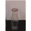 Image 2 : (3) Glass Milk Jugs: 10" & 8" x 6" Tall