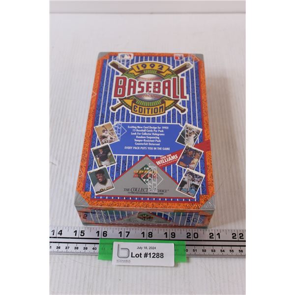 Upper Deck 1992 Baseball Cards - Sealed