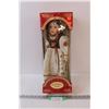 Image 1 : Vintage Porcelain Doll In Box - 18" Tall