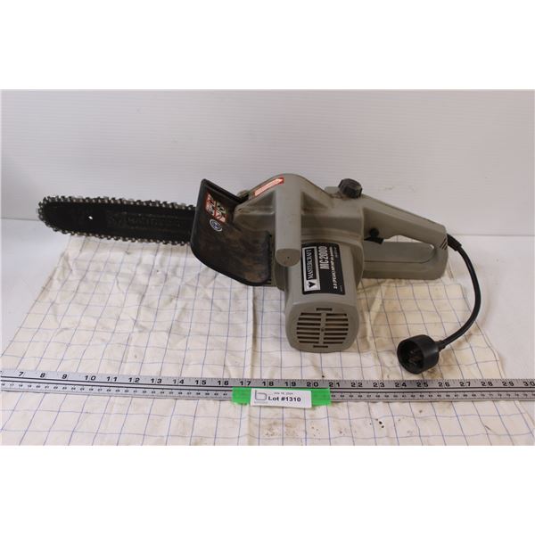 Mastercraft Electric Chainsaw - 12" Blade, untested