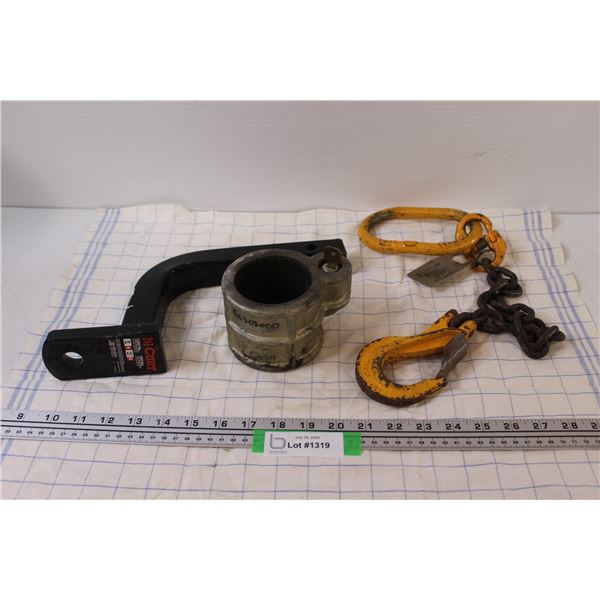 Rigging Hook/Line, 2 3/4" Locking Cylinder, Tow Hitch (Max 350lbs)