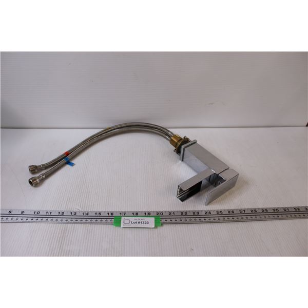 Bathroom Sink Tap - 6"Tall x 5.5" Deep - Used, untested