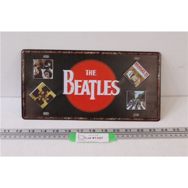 The Beatles License Plate