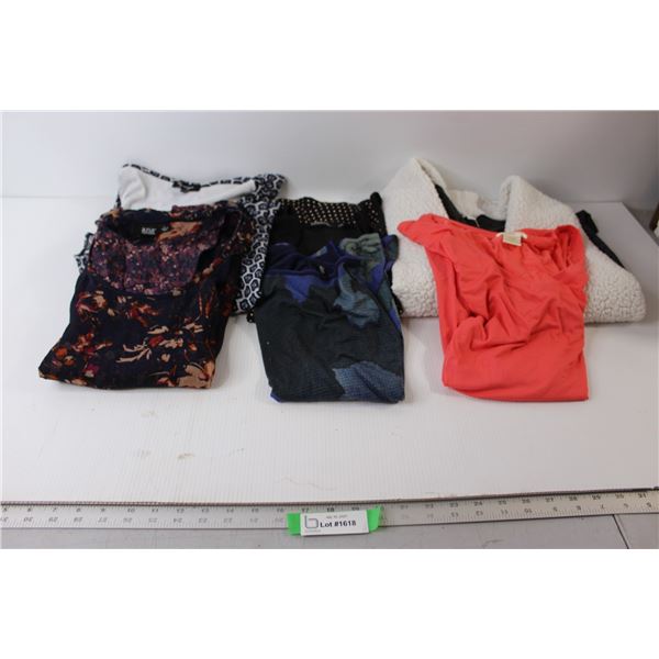 (5) Large Shirts & Cardigan - Medium