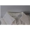 Image 4 : (2) White Medium Shirts, Large White Shirt, Unknown Size White Shirt