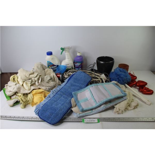 Cleaning Products - Mop Heads - Rags - Plant Pots - Misc. Items