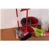 Image 3 : *Watering Jug - Waste Can - Mop & Pail - Dust Mop - Broom w/Dust Pan